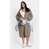 CITY CHIC | Women's Plus Size  Eleni Dress - taupe marle - 12 Plus - 4 of 4