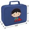 Superman Cute Chibi Character Insulated Soft Sided Lunch Box - 2 of 4