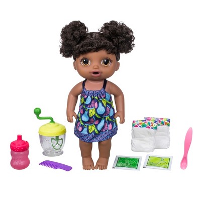 Baby Alive Sweet Spoonfuls Baby Doll Girl Black Hair Target