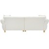 NicBex 93.7 Inch Teddy Sofa Couch 3-Seater Sofa with 2 Pillows for Living Room,Apartment,Bedroom - 2 of 4