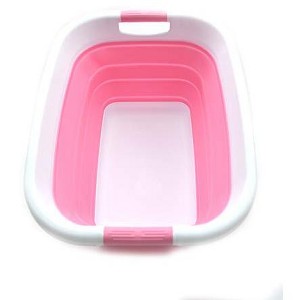 SAMMART 25L (6.6 gallon) Collapsible Laundry Basket/Tub - Water capacity: 19L (5 gallon) - 1 of 4