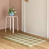 2'x3' Washable Plaid Gingham Harvest Scatter Woven Accent Rug Green - Room Essentials™ - 2 of 4