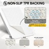 Deconovo Diamond Tufted Bathroom Rug-Soft Velvet Surface, Non-Slip Backing, Machine Washable - 3 of 4