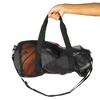 Zodaca 2 Pack Mesh Sports Duffle Bag with Shoulder Strap for Summer Travel, Gym, Sports, Workout Backpack (18 x 10 In) - 2 of 4