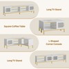 Bestier 80 Inch Modern TV Stand for Living Room - 3 of 4