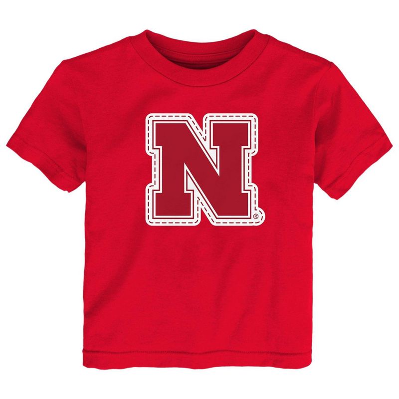 NCAA Nebraska Cornhuskers Toddler Boys&#39; Cotton T-Shirt, 1 of 2