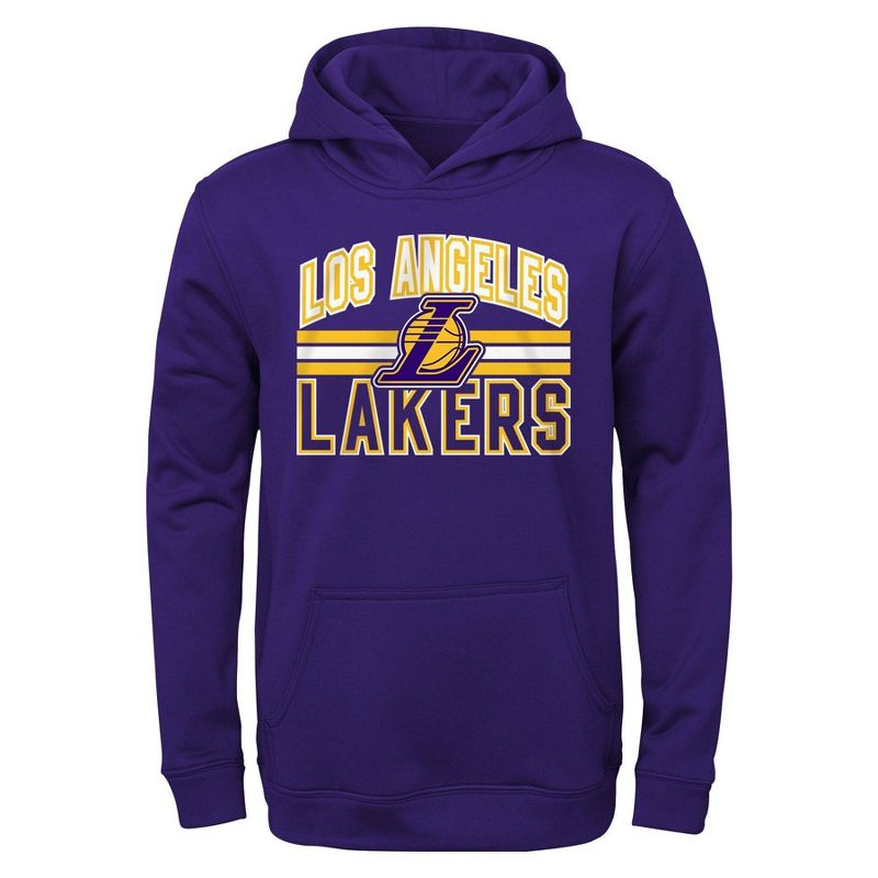 NBA Los Angeles Lakers Youth Poly Hooded Sweatshirt, 1 of 2