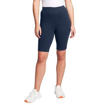 June + Vie by Roaman's Women's Plus Size Classic Bike Shorts