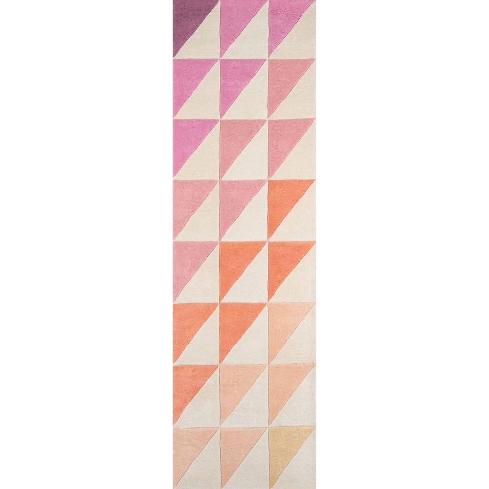 2'3inx8' Runner Delmar Rug Pink - Novogratz by Momeni