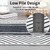 Modern Runner Rug Washable Area Rug Bordered Rugs Modern Runner Rug Non-Slip Area Rug Small Accent Geometric Throw Rugs Floor Carpet - 2 of 4