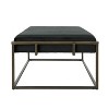 NicBex Modern 49" Bedroom Bench Accent Stools with Cushioned Top and Metal Frame for Bedroom and Entryway - 4 of 4