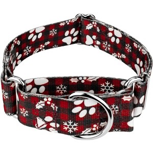 Country Brook Petz 1 1/2 Inch Martingale Dog Collar - Christmas Collection - 1 of 4
