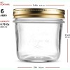 Bormioli Rocco Quattro Stagioni Set of 6 Clear Airtight Mason Jars, Made from Food Safe Durable Glass, Made in Italy - 2 of 4