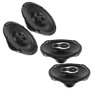 1 pair Hertz SX 165 NEO SPL Show Series 6.5" Coaxial and 1 pair SX 690 NEO SPL Show Series 6x9" 3-Way Speakers - 1 of 4