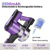 POWEART V870 Cordless Stick Vacuum, 30Kpa Powerful, 350W Motor, 8-in-1 Lightweight, 45 Min Runtime for Pet Hair, Hardfloor, Carpet - 4 of 4