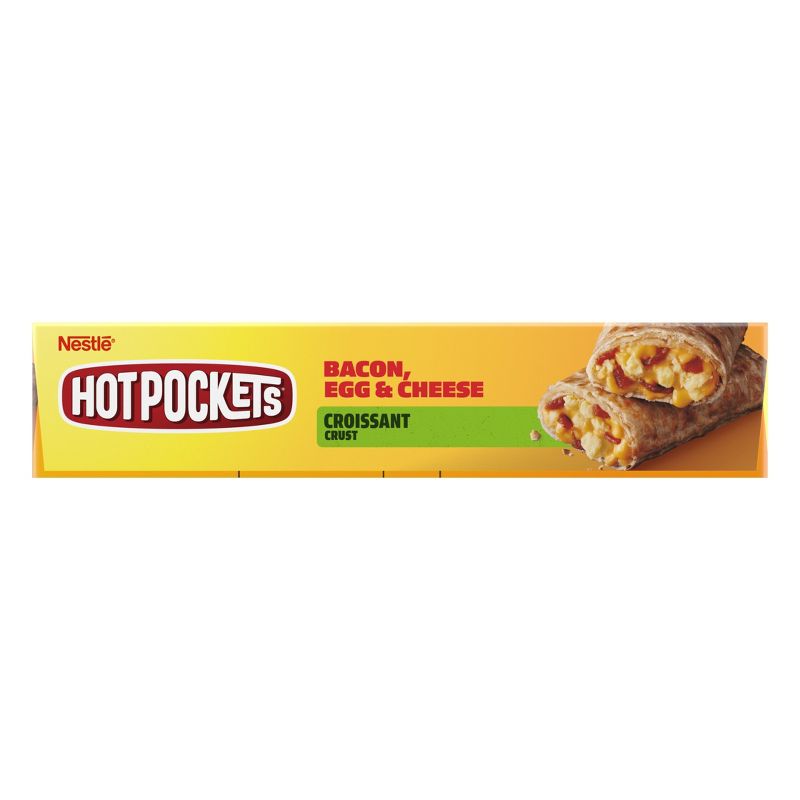 Hot Pockets Applewood Bacon Egg &#38; Cheese Croissant Frozen Crust Sandwiches - 2ct/8.5oz, 3 of 7