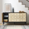 Severin 60"Wide 4 Door Sideboard With Adjustable Shelf | ARTFUL LIVING DESIGN - 3 of 4