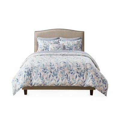 Madison Park 8Pcs Comforter Set, Bedding Set, Microfiber Bed Comforter, Blue, Queen — фото 5