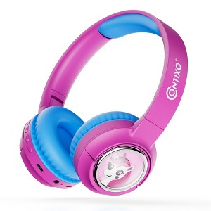 Contixo KB6 Kids Wireless Bluetooth Headphones Fun Designs, Safe Sound for Little Ears - 1 of 4