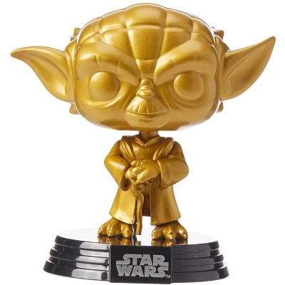 Funko POP Star Wars 4 Inch Vinyl Figure | Metallic Gold Yoda