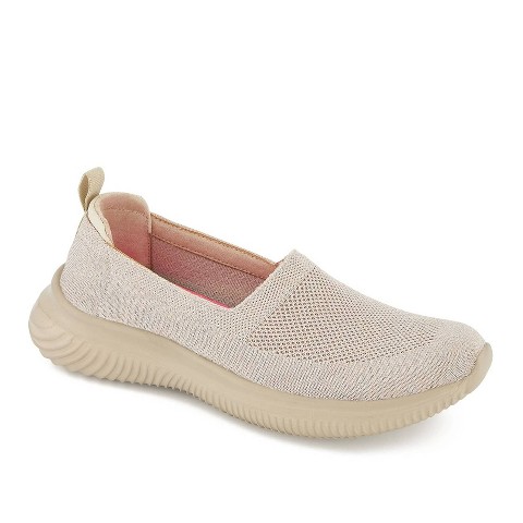 Женские кроссовки Andrea Ultra Comfort Slip on Casual Sneakers 67679, Beige, 8
