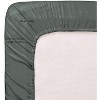 Home Mart Goods Grey Luxury Extra Soft Deep Pocket Fresh Breathable Sheet Set - 3 of 4