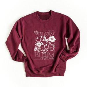 S.W.Smiley Gather, Grow, Glow -  Women's Graphic Sweatshirt - 1 of 4
