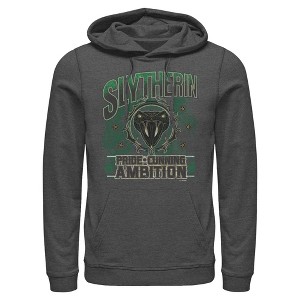 Mens Harry Potter Slytherin Pride and Ambition Lightweight Hoodie - 1 of 4