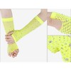 INSPIRE CHIC Women's Long Elastic Mesh Rhinestone Cosplay Net Half Finger Sleeves Gloves for Female Dance Party 1Pair - 3 of 4