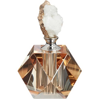 Studio 55D Amber Crystal Decorative Perfume Bottle