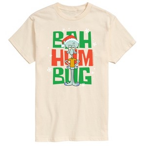 Men's - SpongeBob SquarePants - Squidward Bah Humbug Short Sleeve Graphic T-Shirt - 1 of 4