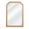 Whisen 24" x 36" Rounded Corner Decorative Mirror, Solid Wood Frame, Entryway - 4 of 4