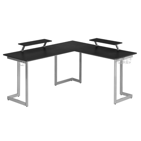 Target l deals shaped computer desk