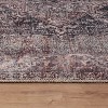 World Rug Gallery Calista Multi Vintage Indoor Rug – Machine Washable Flat Pile with Non-Slip Backing - 3 of 4