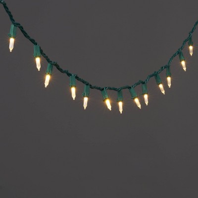 LED Super Bright Mini Christmas String Lights with Green Wire - Wondershop™