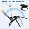 Patio Rattan Reclining Folding Chair, Adjustable & Portable Lounge Chair with Widened Armrest & Heavy Duty Wicker for Indoor - 3 of 4