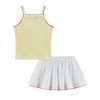 Andy & Evan  Kids  Yellow Rib Knit Tank and Skort Set - 2 of 4
