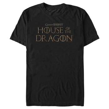Men's Game of Thrones: House of the Dragon Bronze Series Logo T-Shirt