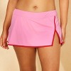 Women's Mid-Rise Side Slit Swim Skort - Wild Fable™ - 4 of 4