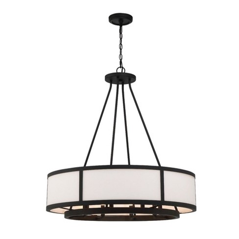 Crystorama Lighting Bryant 8 - Light Chandelier in  Black Forged - image 1 of 4