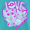 Girl's Pokemon Love Heart Neon T-Shirt - image 2 of 4