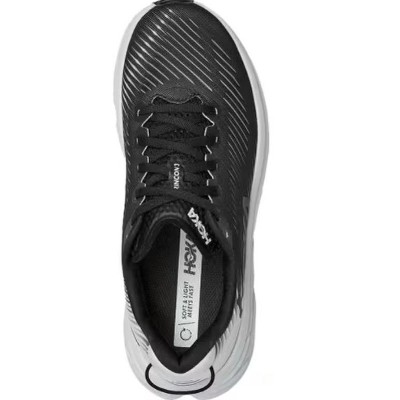 Обувь HOKA Women's Rincon 3 Running Shoes Black/White, Size 9.5 — фото 2