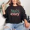 Simply Sage Market Women's Graphic Sweatshirt Stay Cozy Snowflake - image 2 of 3