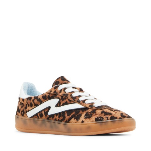 Женские кроссовки Madden Girl Giia Low-Top Sneakers - 8 - LEOPARD MULTI