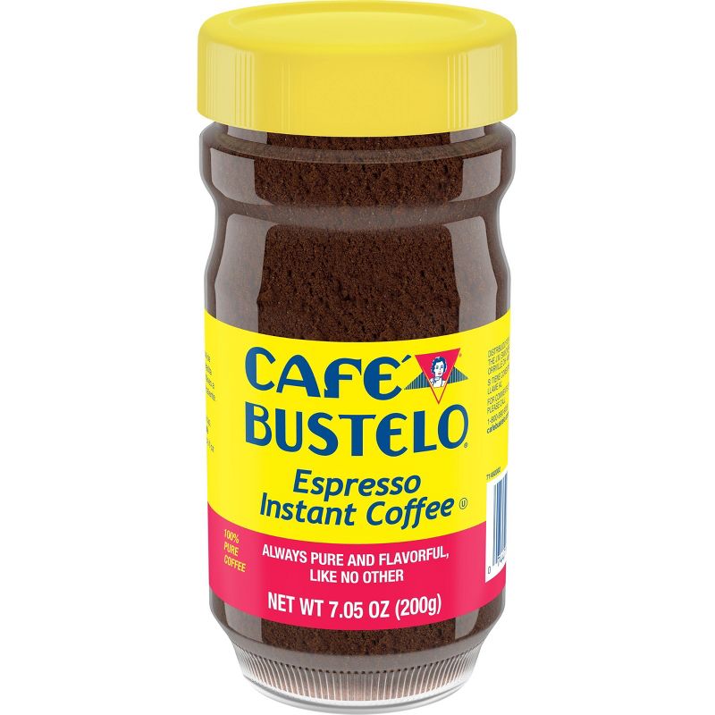 Caf&#233; Bustelo Espresso Medium Dark Roast Instant Coffee - 7.05oz, 1 of 9