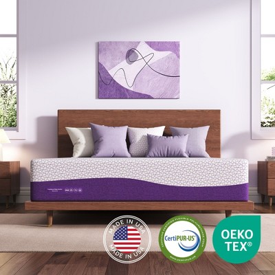 Sersper 14 inch AeroChar Cooling Gel Memory Foam Mattress, CertiPUR-US & OEKO-TEX Certified