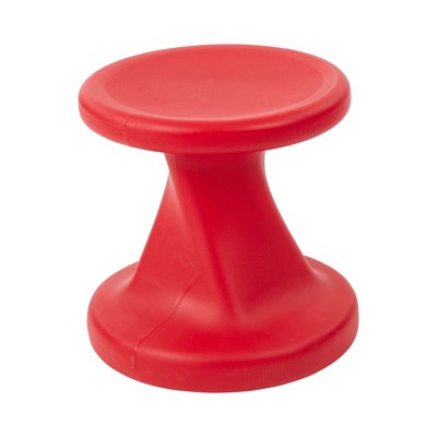 ECR4Kids Twist Wobble Stool - 14" Active Seating For Classrooms & Home, Black