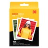 Kodak 3.5x4.25 inch Premium Zink Instant Print Photo Paper (80 Sheets) Compatible with Kodak Smile Classic Instant Camera - 2 of 4