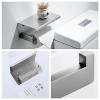 Itopfox 10 Piece Bathroom Hardware Set Brushed Nickel Square Wall Mounted Accessories Kit Includes 2 24 Inch Towel Bars 2 Rings 2 Toilet Paper Holder - 4 of 4