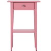 NicBex Nightstand with Storage Drawer Contemporary Side Table with Open Storage Shelf for Bedroom,Living Room - 3 of 4